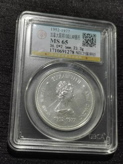 天下钱庄专场欢迎参拍 - 加拿大1加元银币