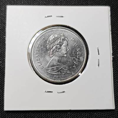 KK钱币收藏小铺  第415期 2月预留时间 周末发货 1988加拿大50分 