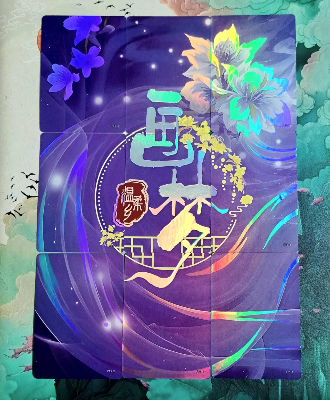 龙虎卡牌-八一场（满200元包邮，无佣金，每周六结拍，欢迎送拍） 磨砂普卡9拼 画梦 