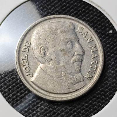 KK钱币收藏小铺  第417期 2月预留时间 周末发货 1950阿根廷10分 纪念币