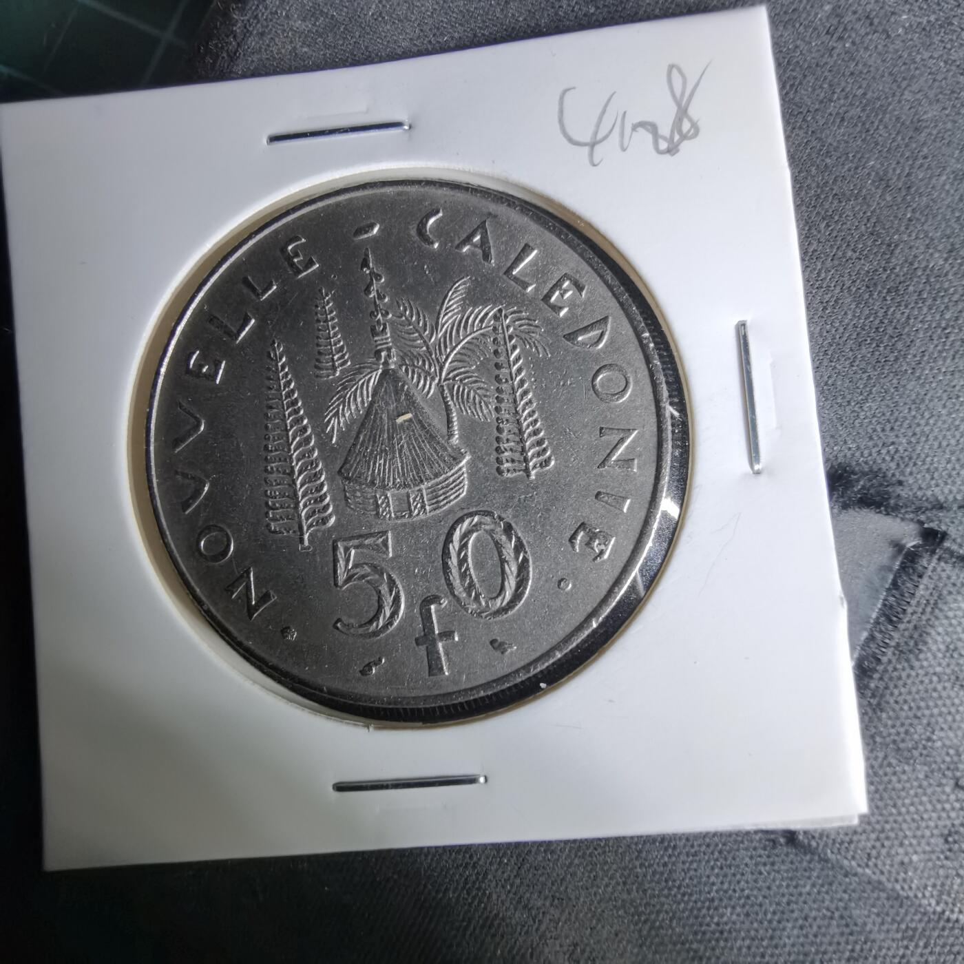 沼泽如烟--第1041场 法属新喀里多尼亚1967年50法郎