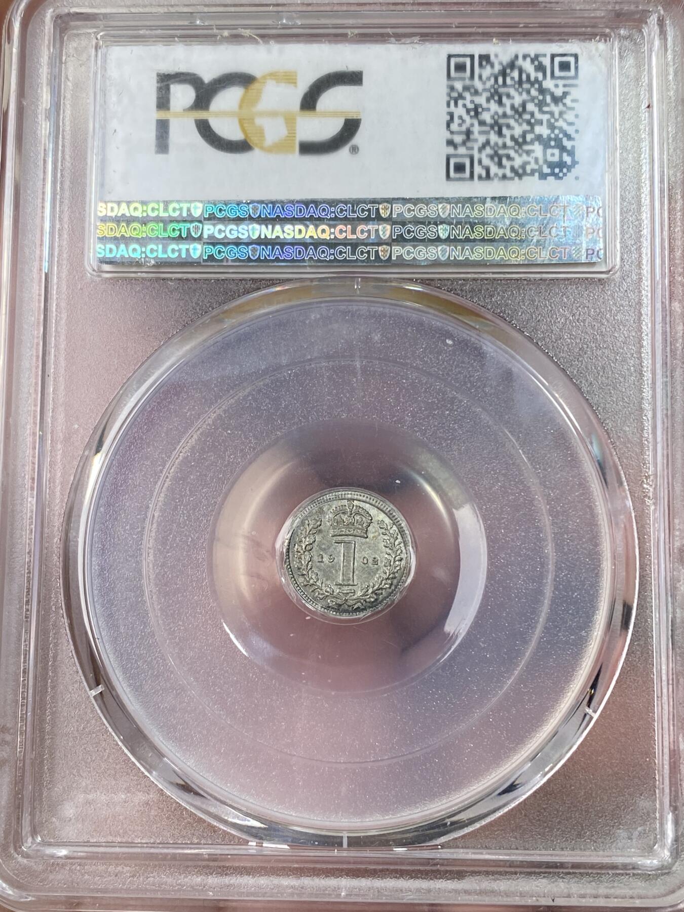 万国钱币拍卖第064期 PCGS PR63~64 1902年英国爱德华七世精制9枚套币 全套PCGS评级高分品相无忧 主币克朗64尤为难得 原味天鹅绒彩 越来越少的爱七银币套资源  一步到位的收藏级品质