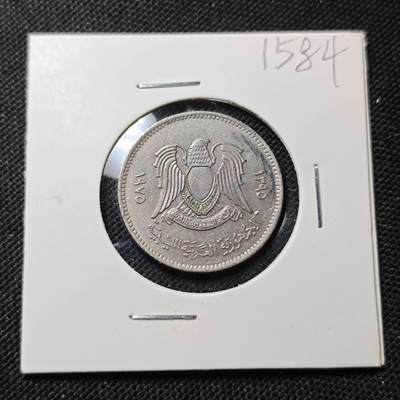 KK钱币收藏小铺  第415期 2月预留时间 周末发货 利比亚20迪拉姆