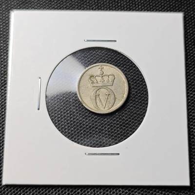 KK钱币收藏小铺  第417期 2月预留时间 周末发货 1967挪威10欧尔 