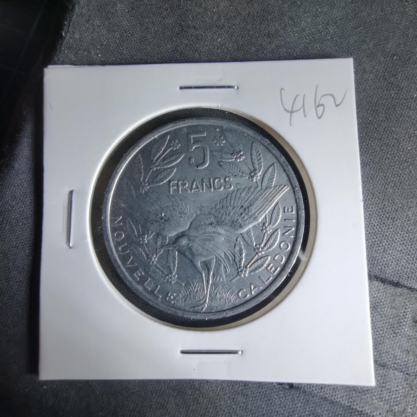 沼泽如烟--第1041场 法属新喀里多尼亚1992年5法郎