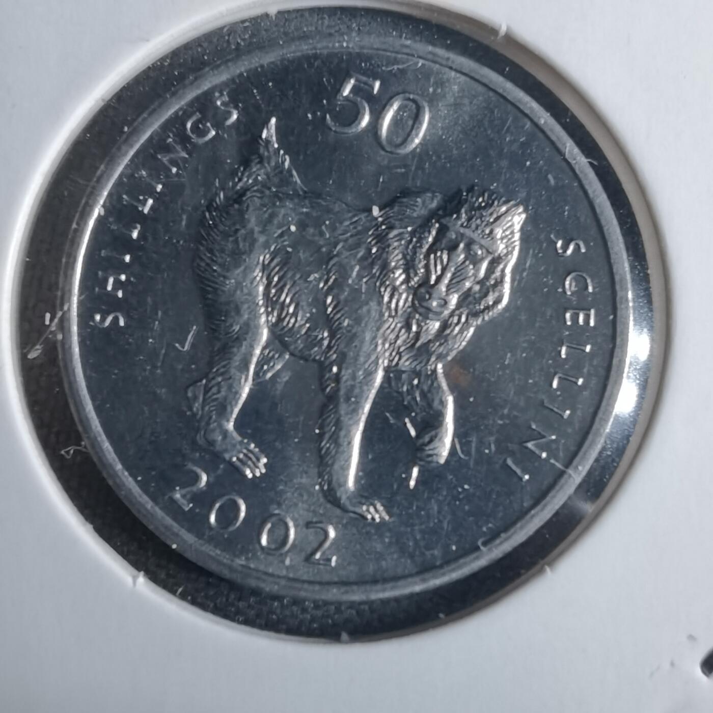 沼泽如烟--第1040场 索马里2002年50先令