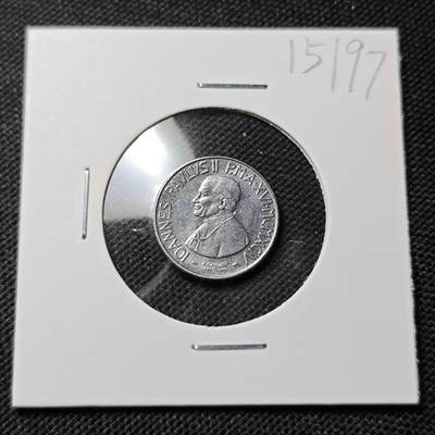 KK钱币收藏小铺  第415期 2月预留时间 周末发货 没蒂冈50里拉 