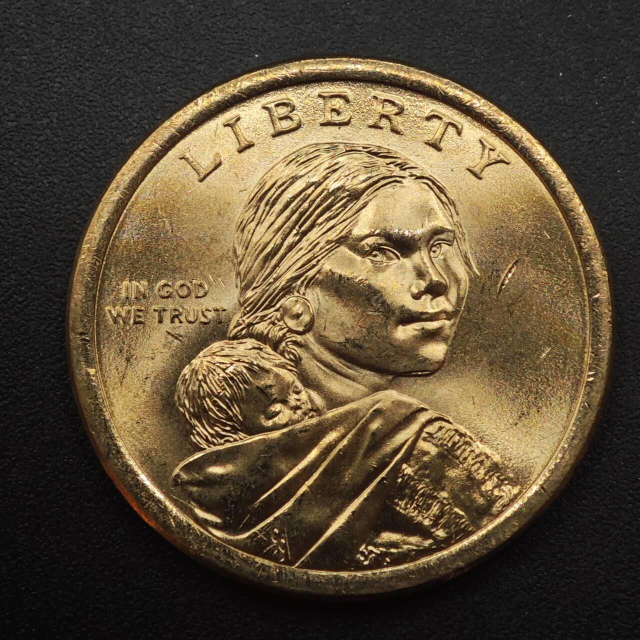 【淘币小摊】实时拍第八百八十七拍   散币场    每周一统一发货 美国萨卡加维亚美元纪念币