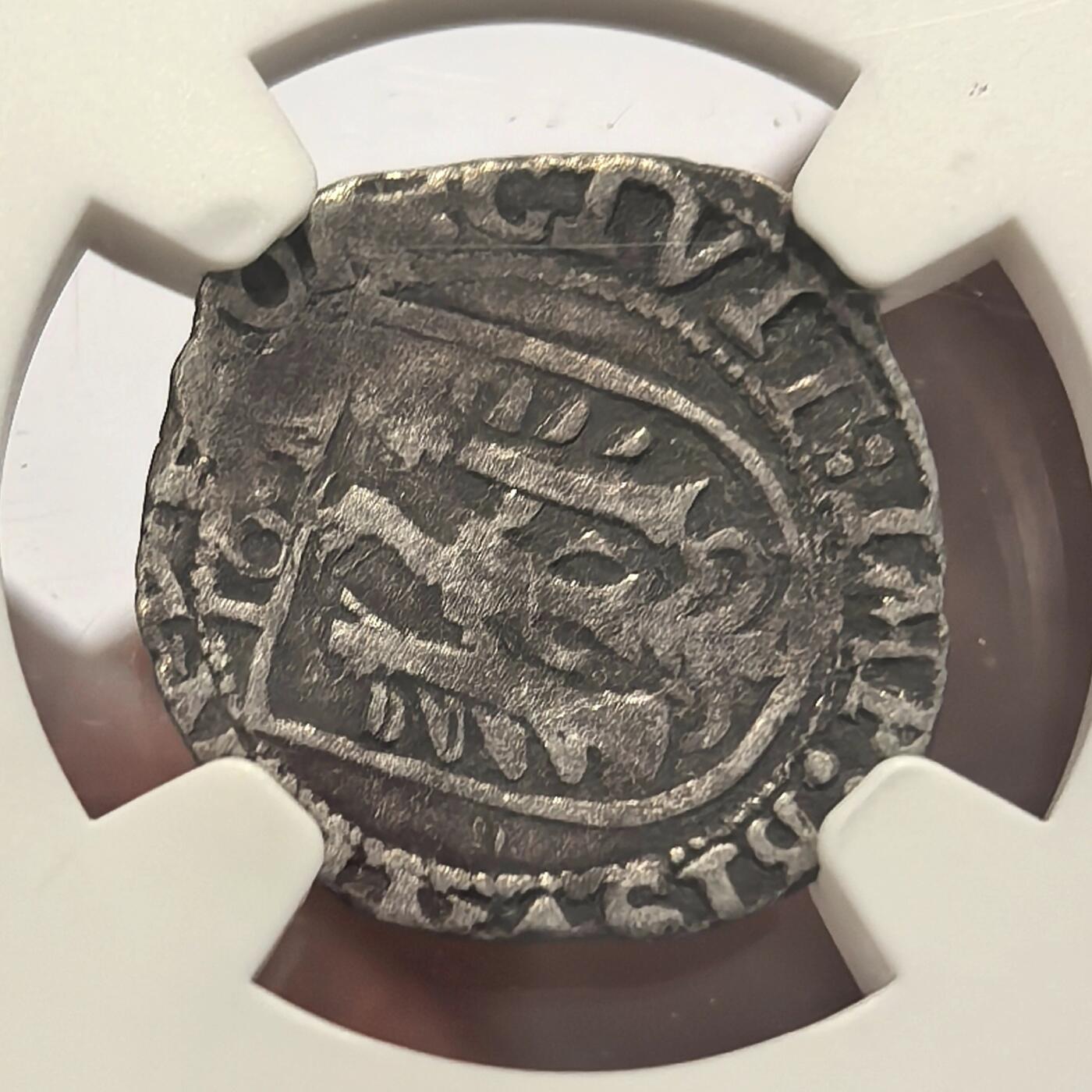 博洋堂世界钱币拍卖第167期（全场包邮） NGC F12 德国贝桑松市（Besançon）1611年1卡鲁瓦银币，正面是查理五世半身像，稀见品种