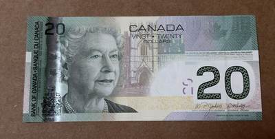 【礼羽收藏】🌏世界钱币拍卖第131期 - 全新UNC 加拿大旅版20元双尾（注意：背面下方是2004年初版