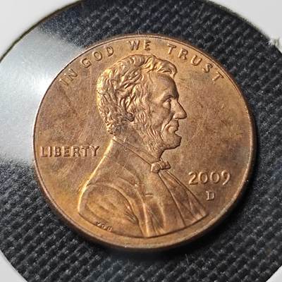 KK钱币收藏小铺  第417期 2月预留时间 周末发货 2009美国1分 纪念币