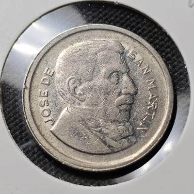 KK钱币收藏小铺  第417期 2月预留时间 周末发货 1955阿根廷50分 