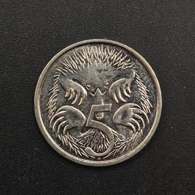 【淘币小摊】实时拍第八百八十七拍   散币场    每周一统一发货 - 澳大利亚2024年查尔斯三世5分镍币