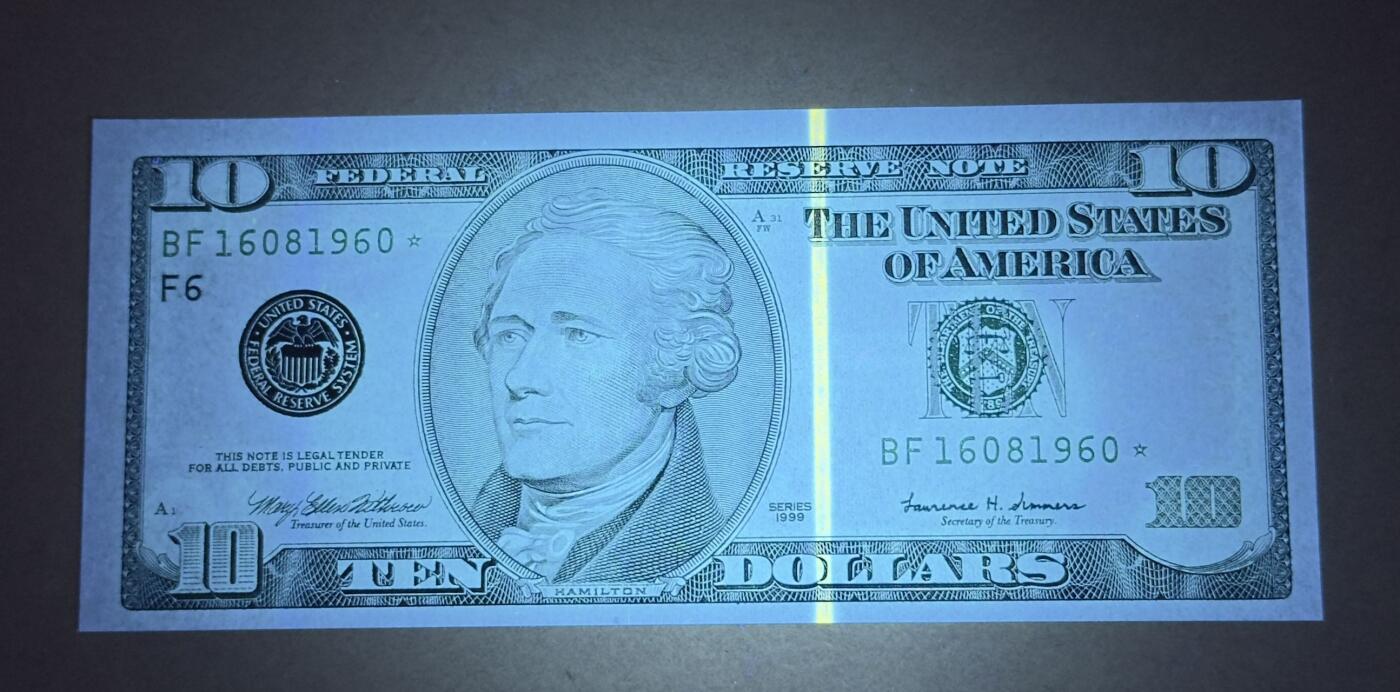 【礼羽收藏】🌏世界钱币拍卖第131期 99年首发黑白大头10美元补号倒置号无3.4.5.7全新UNC品相