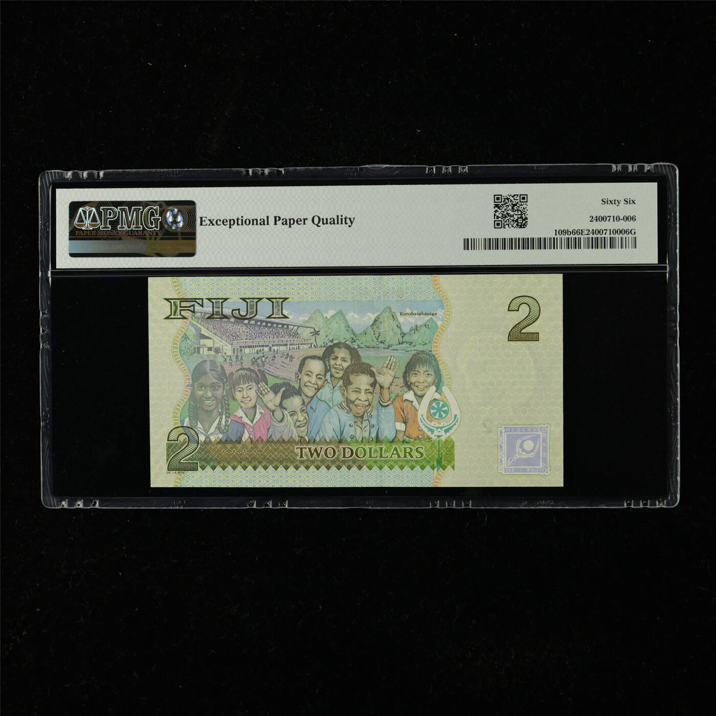 【亘邦集藏】第225期拍卖 2012年 斐济2元 PMG 66EPQ DT716756