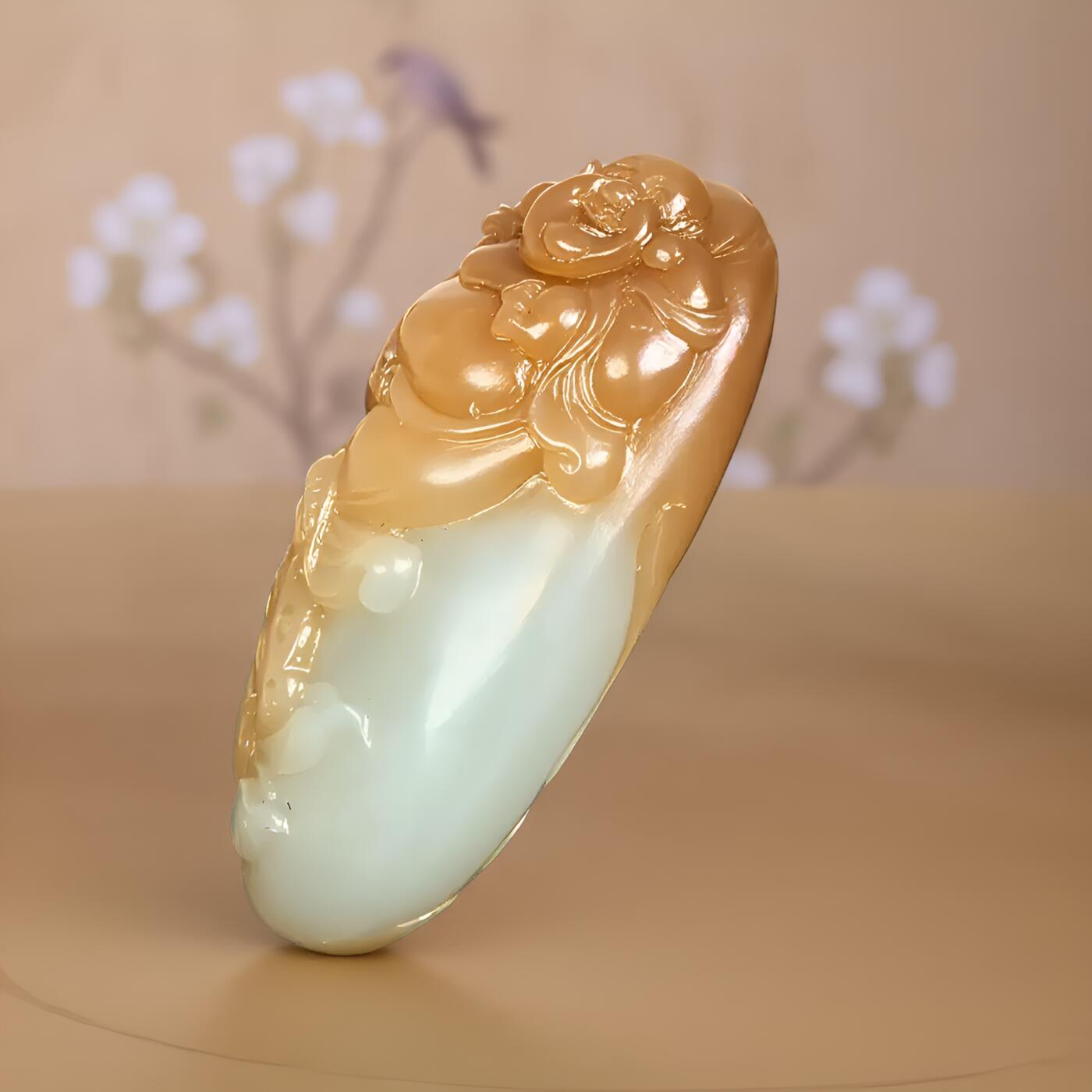 碧月说宝 君子怀瑾·当代和田玉清风专场（七） 糖白佛