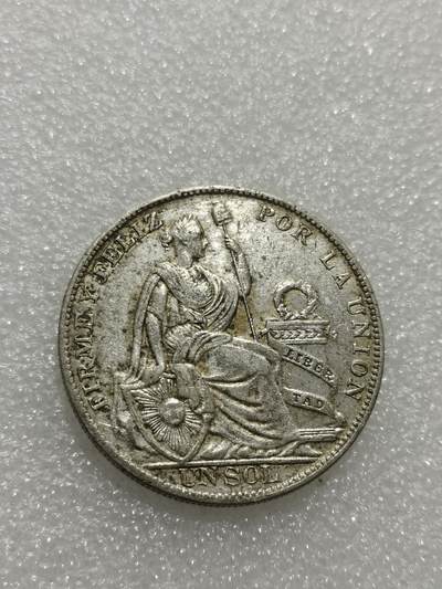 天下钱庄专场欢迎参拍 - 秘鲁1索尔银币