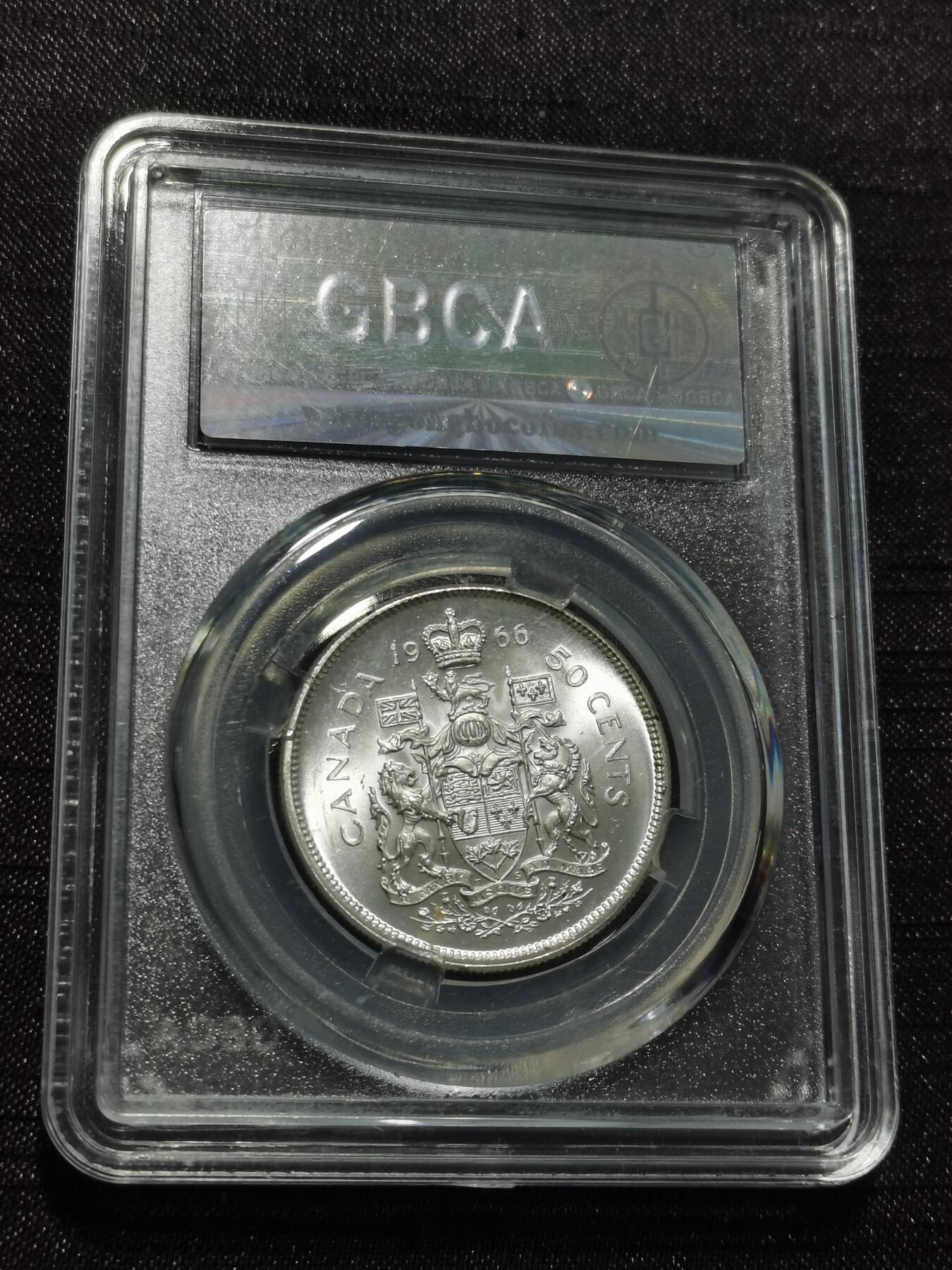 天下钱庄专场欢迎参拍 加拿大伊丽莎白半圆银币