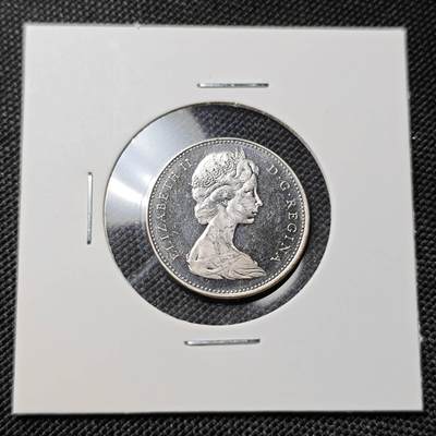 KK钱币收藏小铺  第417期 2月预留时间 周末发货 1967加拿大5分 纪念币 精制币