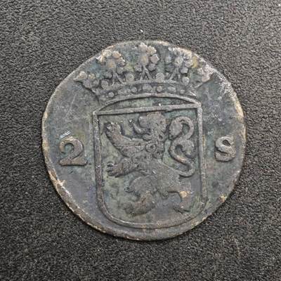  【淘币小摊】限时拍第八百八十九拍   散币套币纸币邮品场    每周一统一发货 - 荷兰1735年2S银币