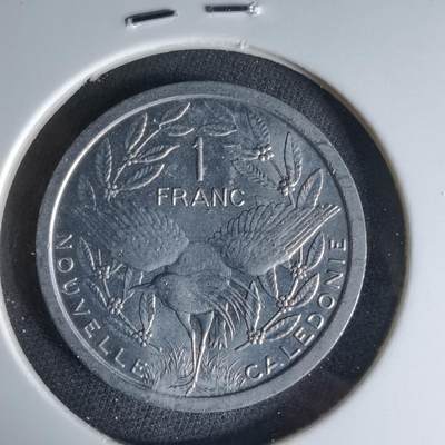 沼泽如烟--第1041场 - 法属新喀里多尼亚1981年1法郎