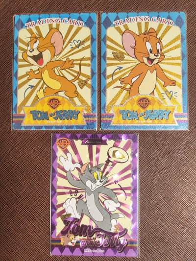 阳大大卡牌拍卖第107期（持续收拍品，周五晚上九点截拍，进群福利早知道） - 猫和老鼠 奶酪绘影粗闪3张