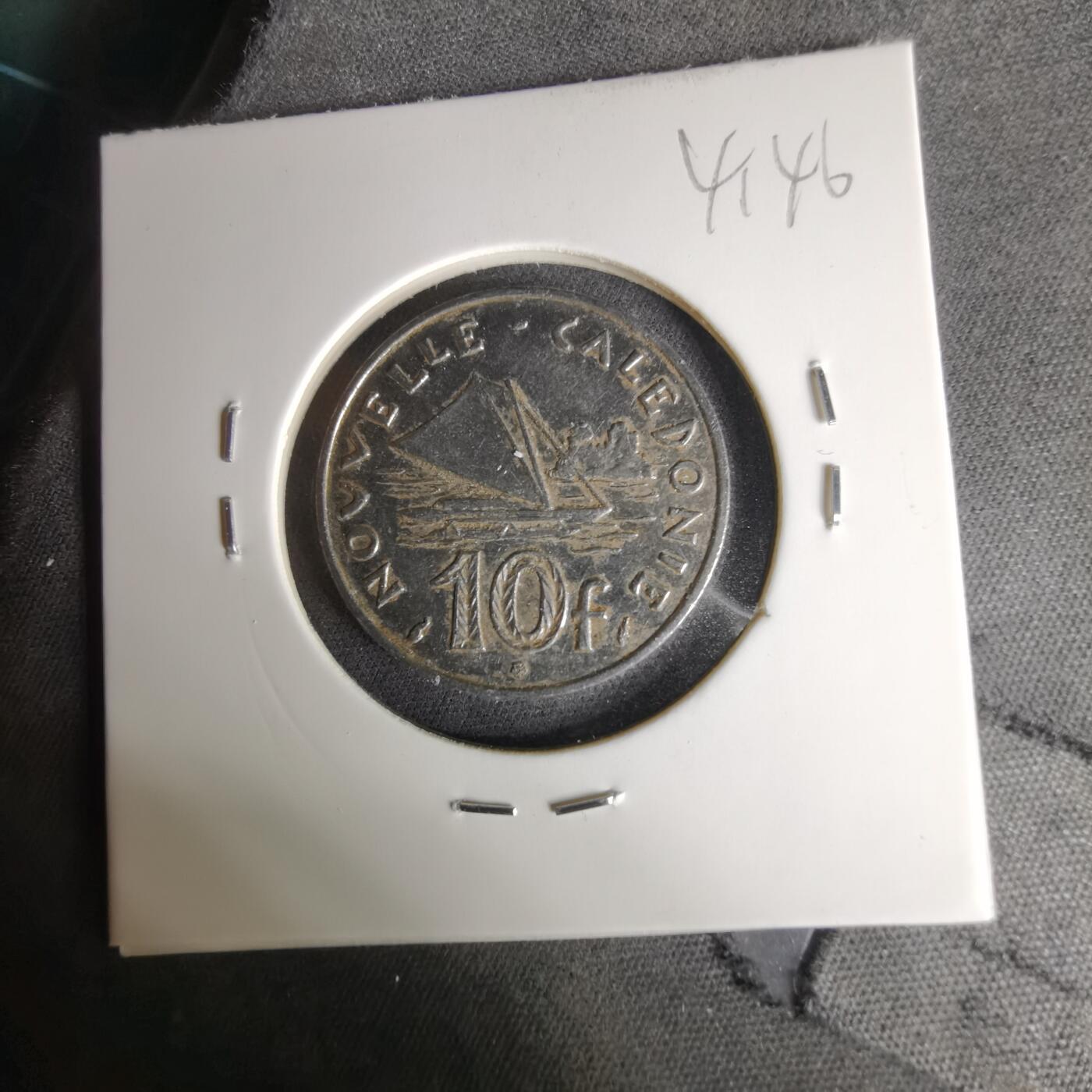 沼泽如烟--第1041场 法属新喀里多尼亚1989年10法郎