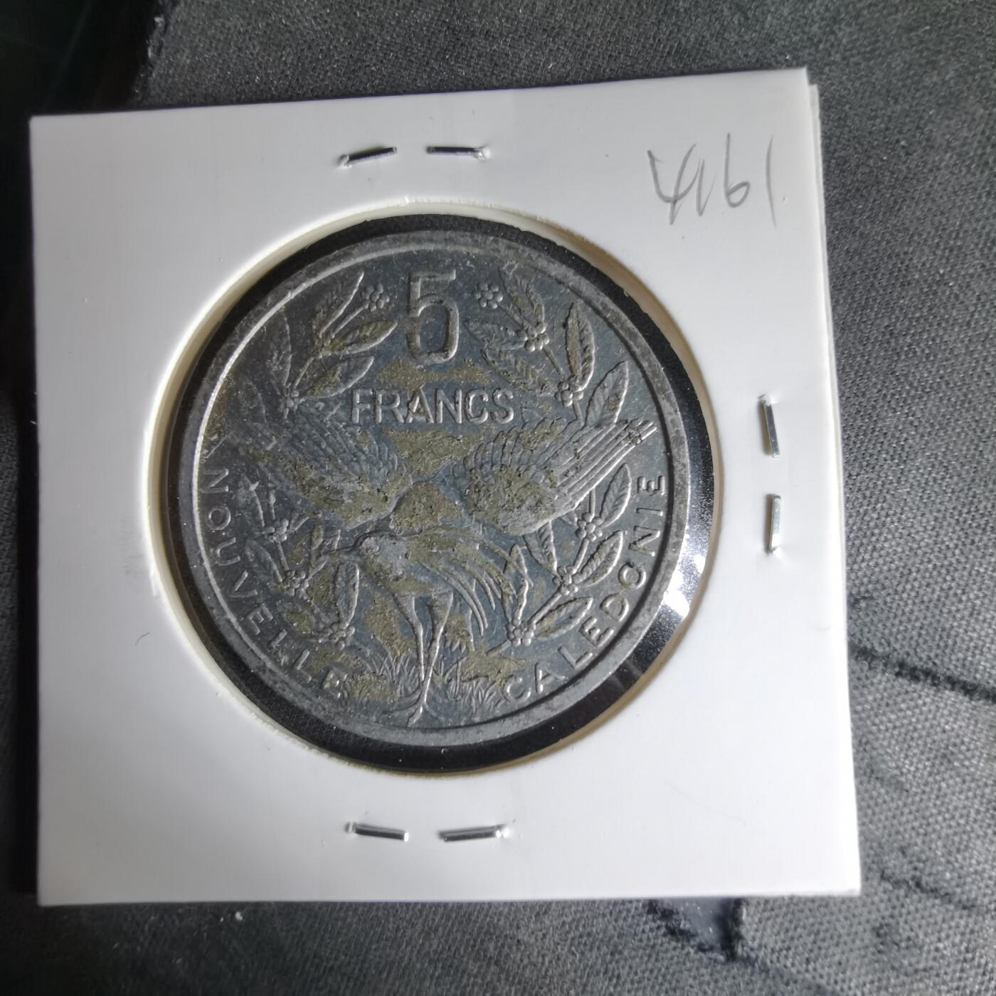 沼泽如烟--第1041场 法属新喀里多尼亚1983年5法郎