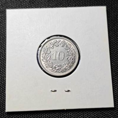 KK钱币收藏小铺  第417期 2月预留时间 周末发货 1970瑞士10分 