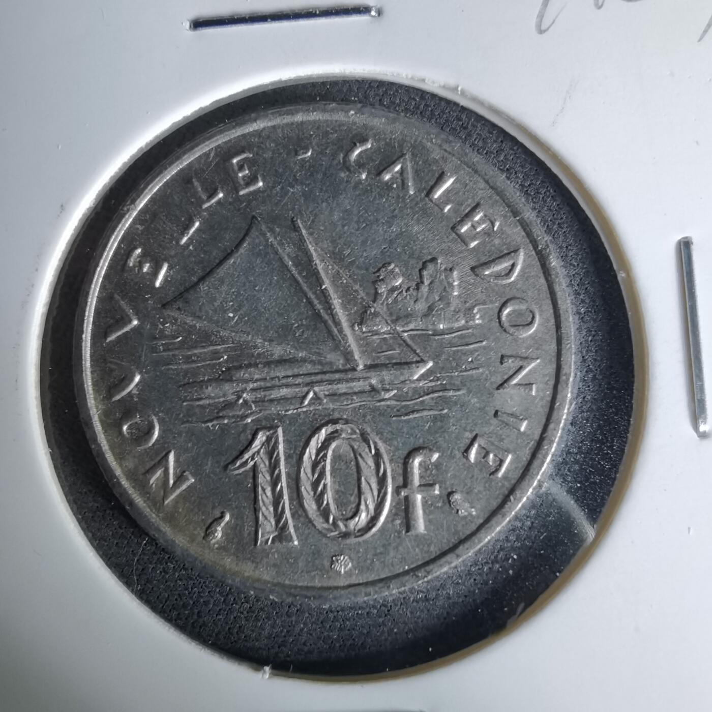 沼泽如烟--第1041场 法属新喀里多尼亚1967年10法郎