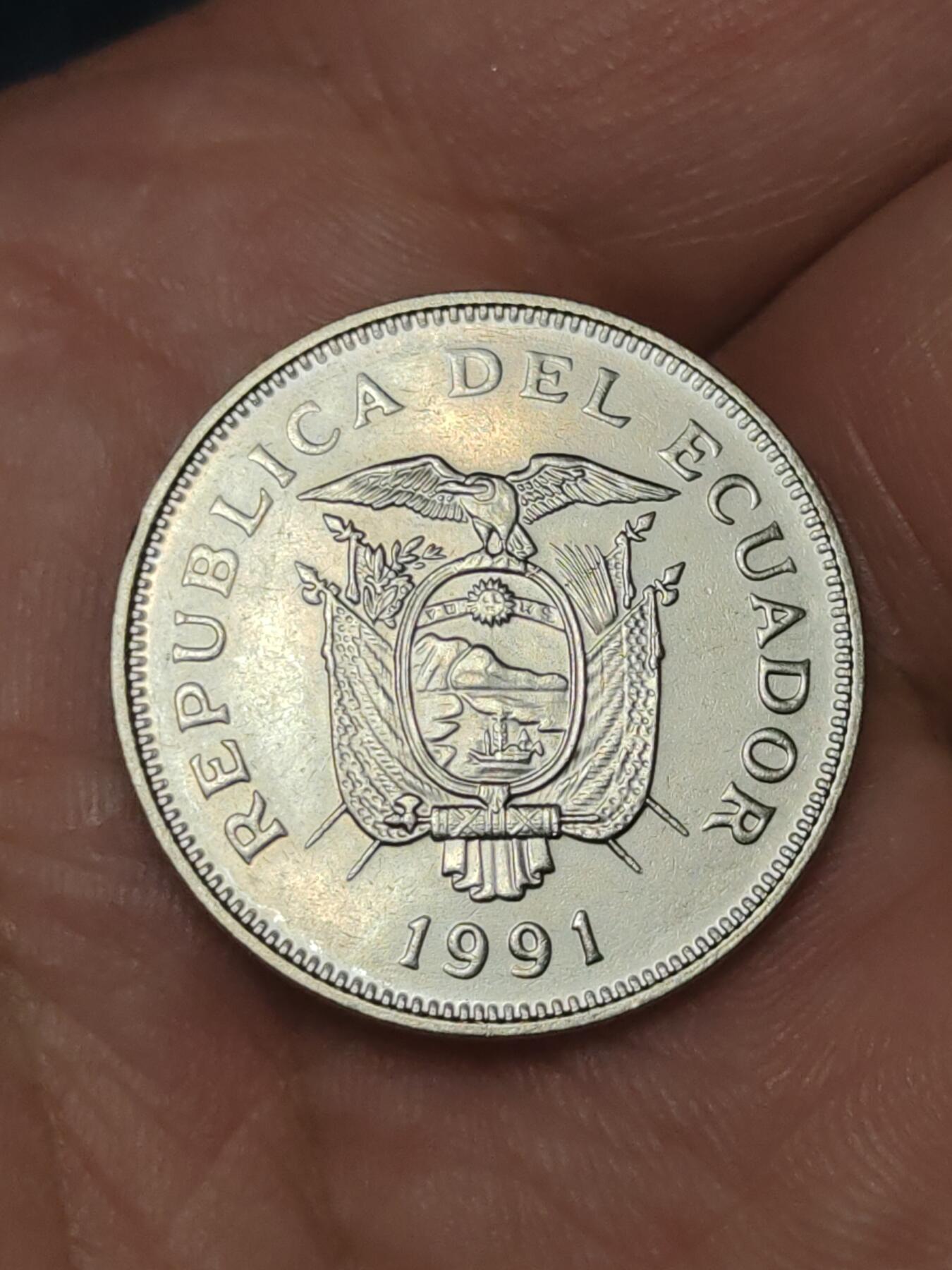 2026年第三十九场(总第二百零八场）外国好品散币场(免佣金) 好品–厄瓜多尔🇪🇨1991单年份20苏克雷(大图例版)