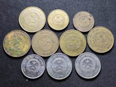 KK钱币收藏小铺  第417期 2月预留时间 周末发货  越南一组10枚