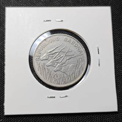 KK钱币收藏小铺  第415期 2月预留时间 周末发货 1975中非100法郎