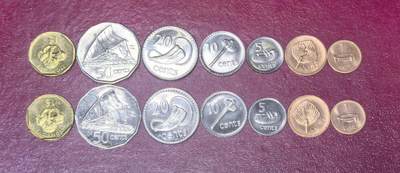 北京马甸外国币专卖第149期，外国币专场，陆续上拍，欢迎关注 - 好品相斐济2套