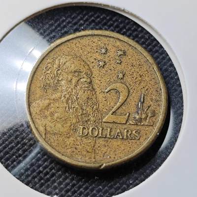 KK钱币收藏小铺  第417期 2月预留时间 周末发货 1990澳大利亚土著人2元 