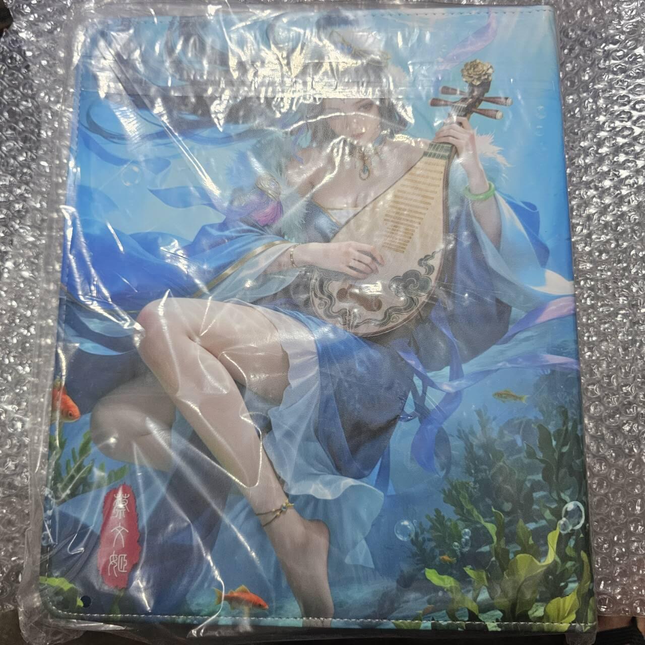 龙虎卡牌-八一场（满200元包邮，无佣金，每周六结拍，欢迎送拍） 【卡册】鸡腿三国主题九宫拉链卡册 (含卡页)