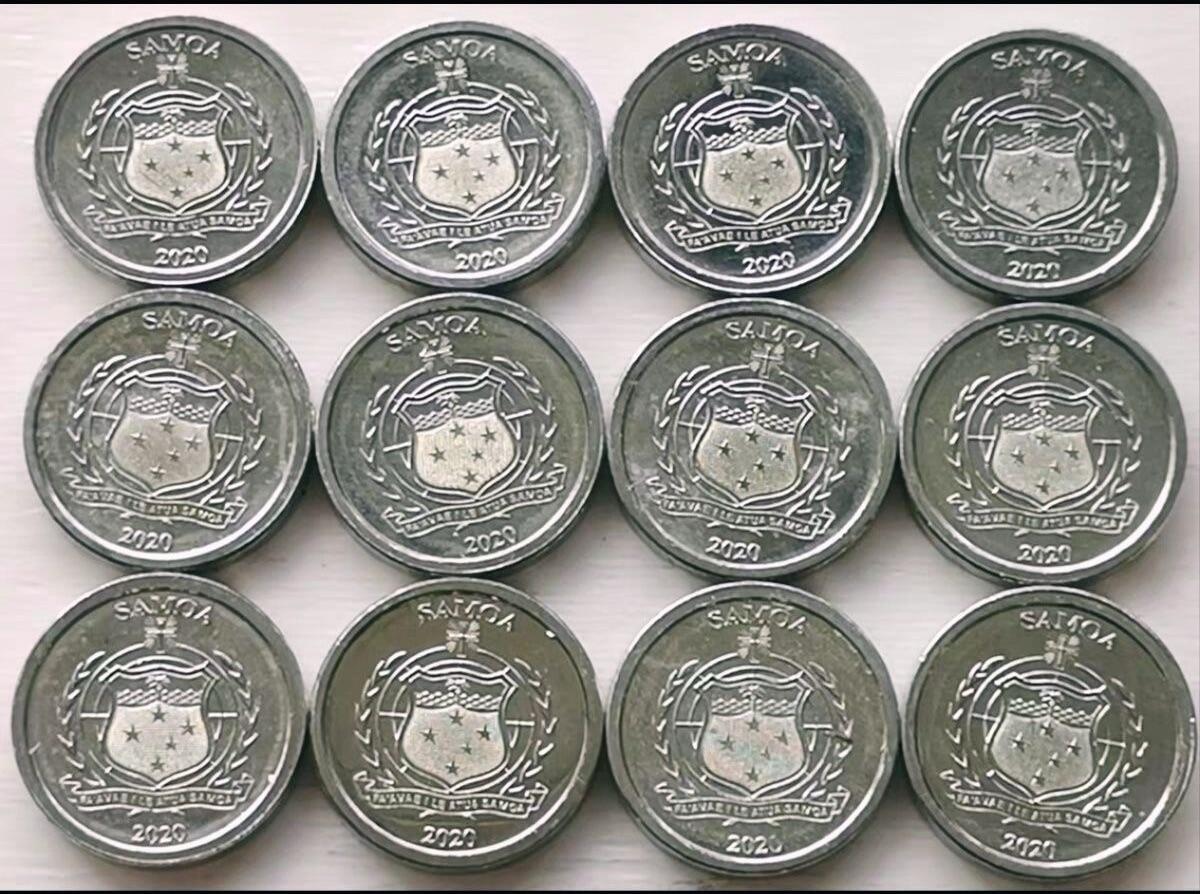 ❤️【币观天下】❤️ 第347期钱币拍卖场- 2026.4.3周五晚上6点半场 长期征集拍品  萨摩亚2020年鸟类1生丁纪念币12枚一套