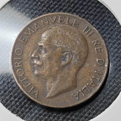 KK钱币收藏小铺  第417期 2月预留时间 周末发货 1923意大利5分 