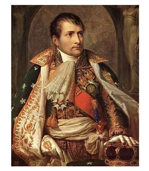 【艺术】法国艺术大章纪念1815年 拿破仑流放+雄鹰高浮雕精制大镀金章 40MM