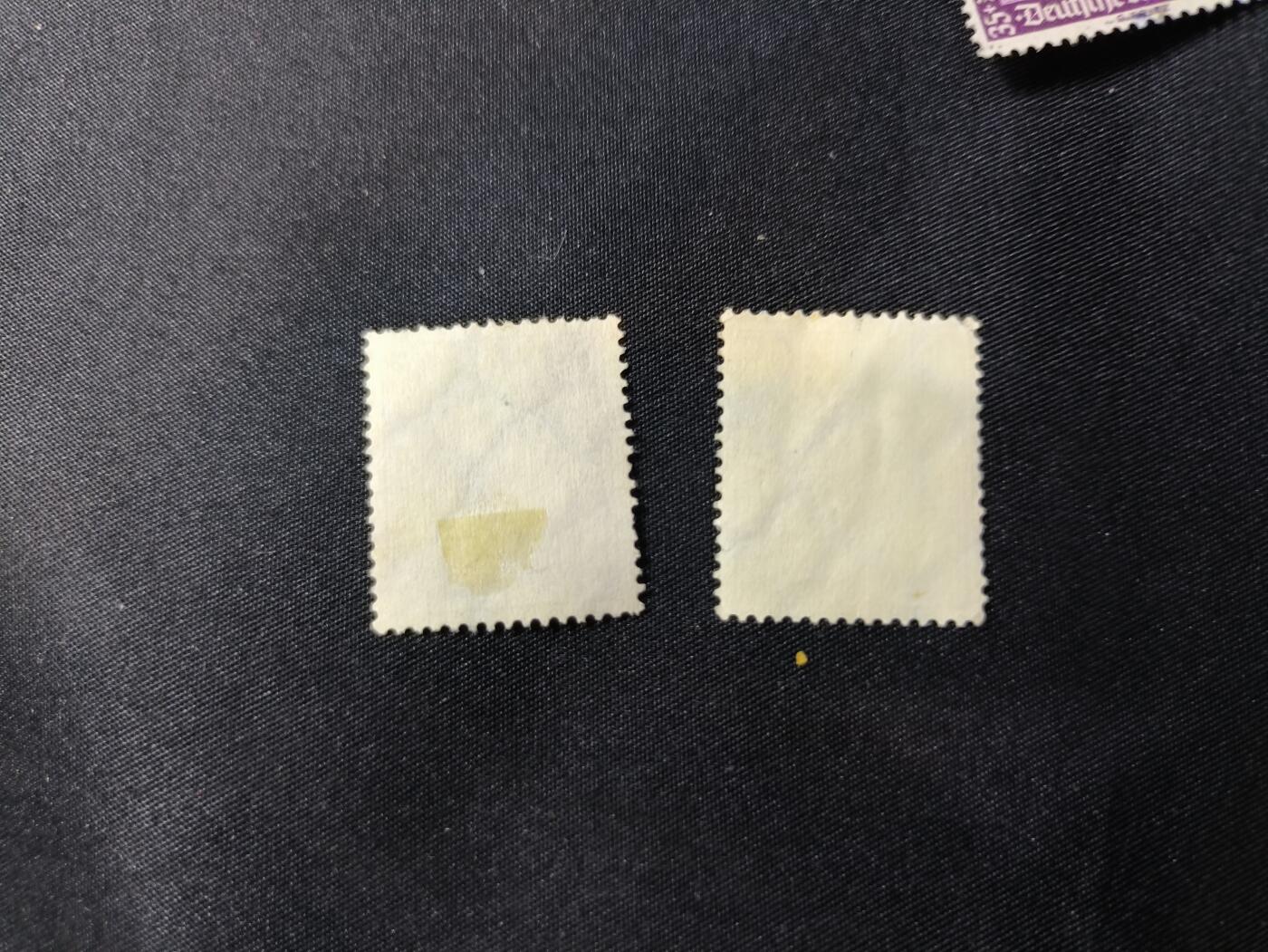 云宸嘉赏-勋臻佳藏四月精品甄选场次（低佣 一元一手） 德意志魏玛共和国 早期版保罗・冯・兴登堡大面值肖像邮票--两种版本