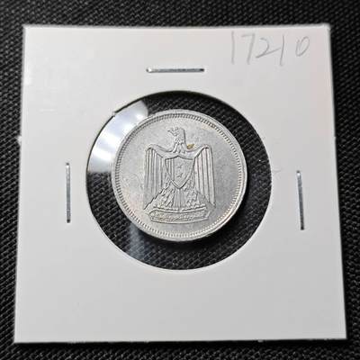 KK钱币收藏小铺  第417期 2月预留时间 周末发货 埃及5米利姆 