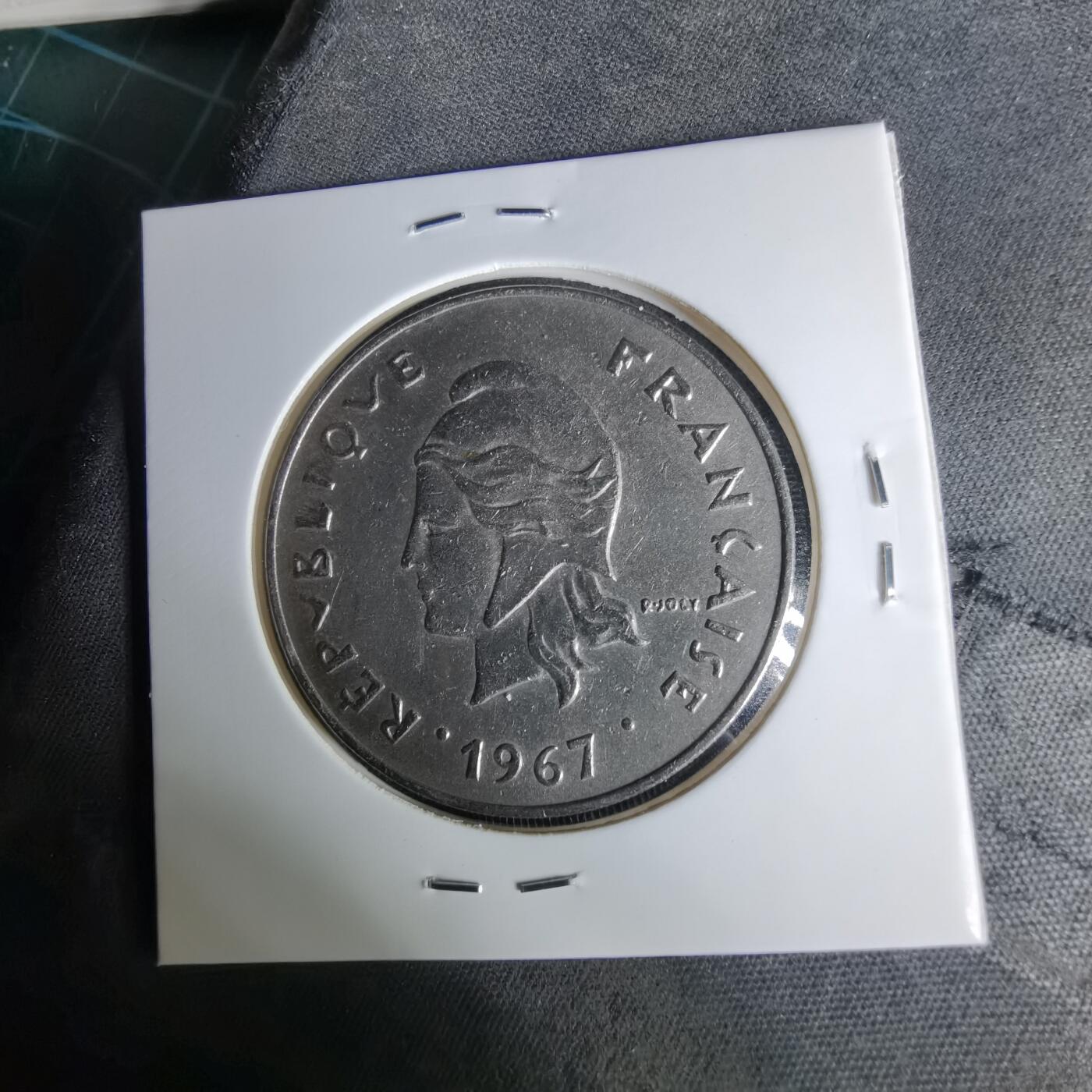 沼泽如烟--第1041场 法属新喀里多尼亚1967年50法郎