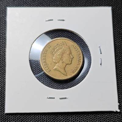 KK钱币收藏小铺  第417期 2月预留时间 周末发货 1988澳大利亚土著人2元 