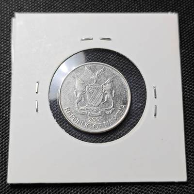 KK钱币收藏小铺  第417期 2月预留时间 周末发货 2009纳米比亚10分 