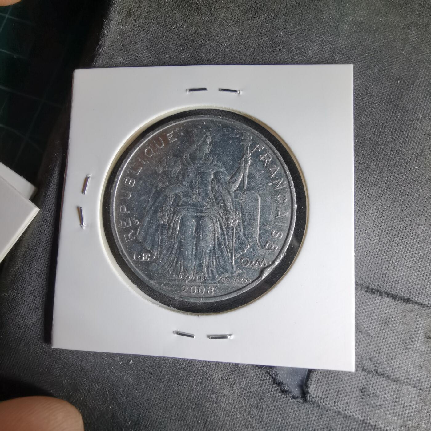 沼泽如烟--第1041场 法属新喀里多尼亚2008年5法郎