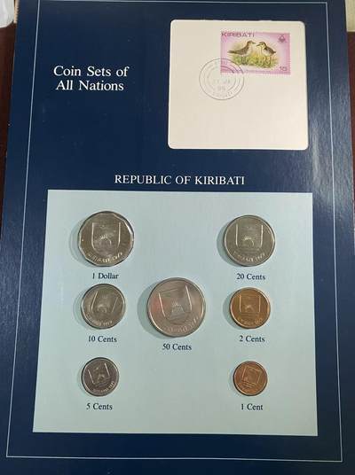 日日生财—方圆世界（全场包邮）第二场 - 富兰克林公司的"Coin Sets of All Nations（世界各国硬币套藏）"系列，5枚当时葡属澳门的流通硬币