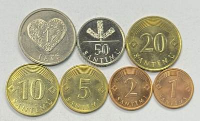 S&S Numismatic世界钱币-拍卖 第125期  - 拉脱维亚2008-2011年7枚套币