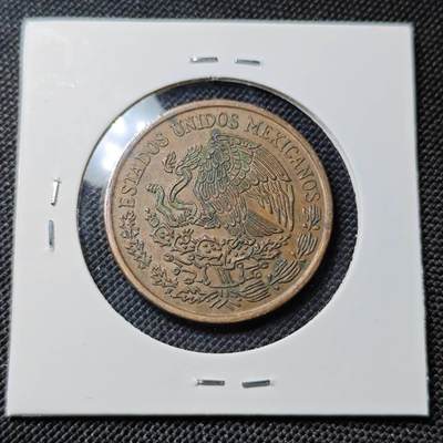 KK钱币收藏小铺  第417期 2月预留时间 周末发货 1973墨西哥20分 