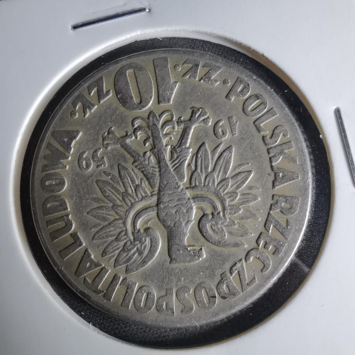 沼泽如烟--第1041场 波兰1959年10兹罗提