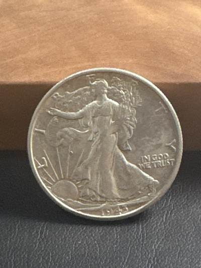 ❤️【币观天下】❤️ 第347期钱币拍卖场- 2026.4.3周五晚上6点半场 长期征集拍品  - 美国1943年半美元银币（行走）